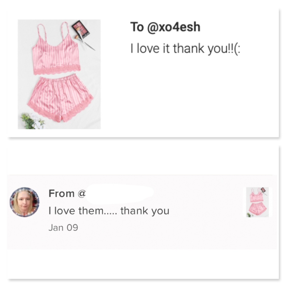 Pink Striped Print Cami + Shorts 2 Piece Pajamas - Picture 6 of 9